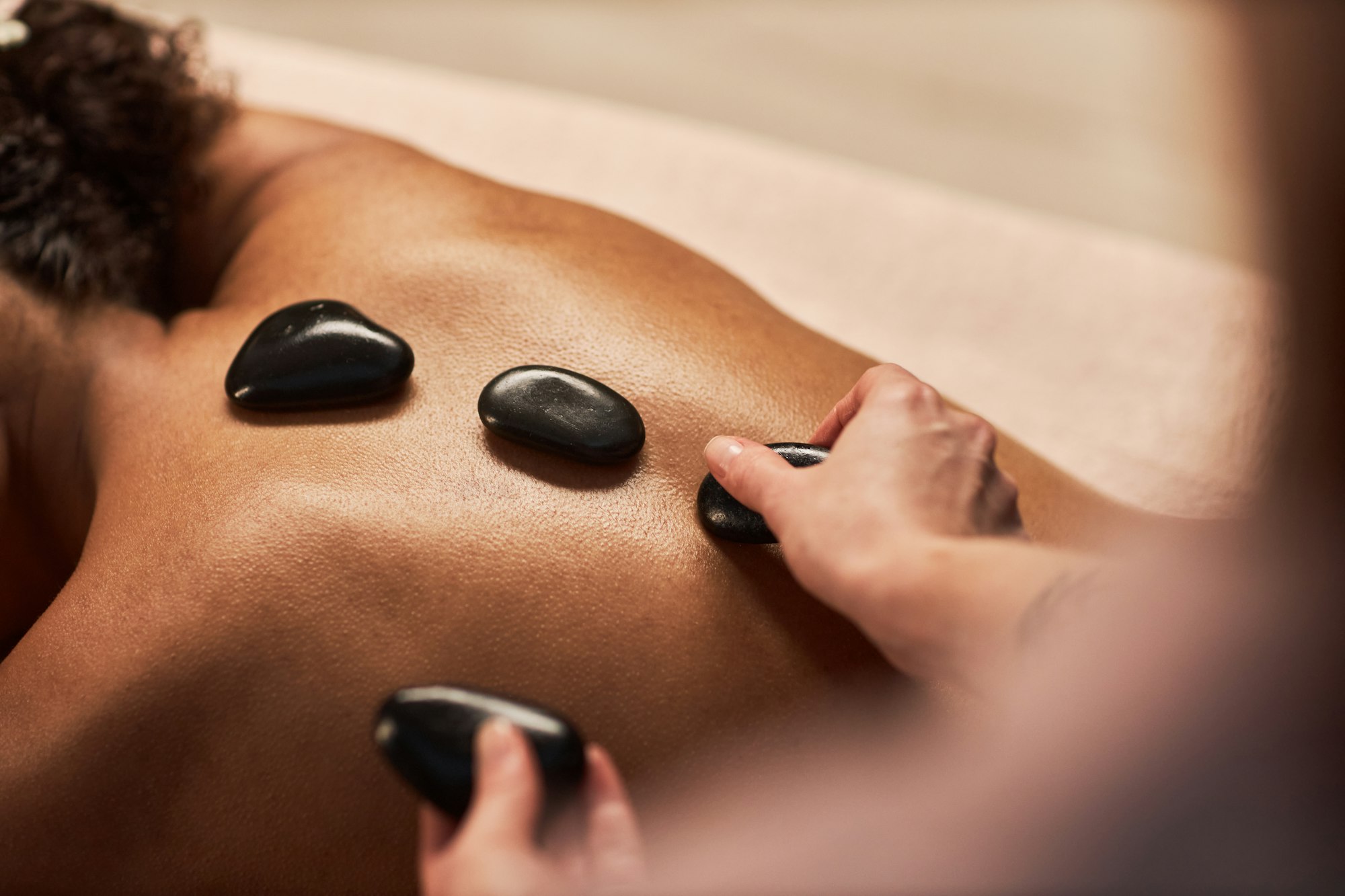 Relaxing Hot Stones Massage